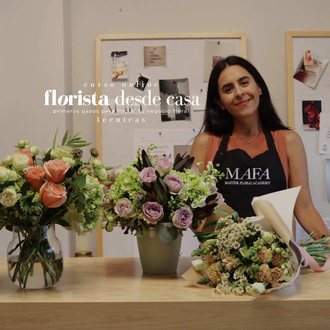 Florista desde casa - técnicas